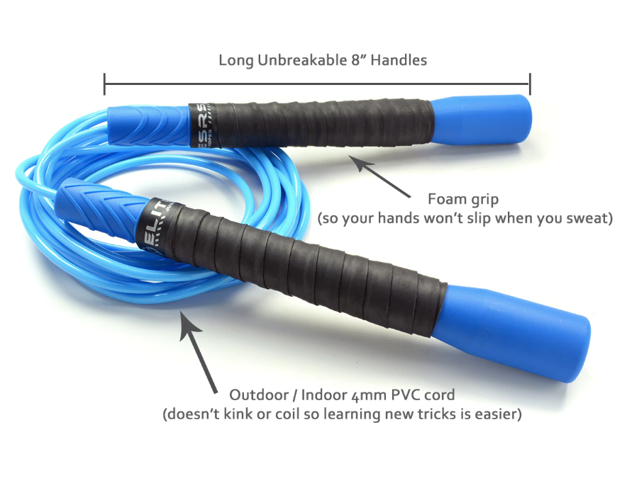 Elite SRS Pro Freestyle Jump Rope (4mm PVC)